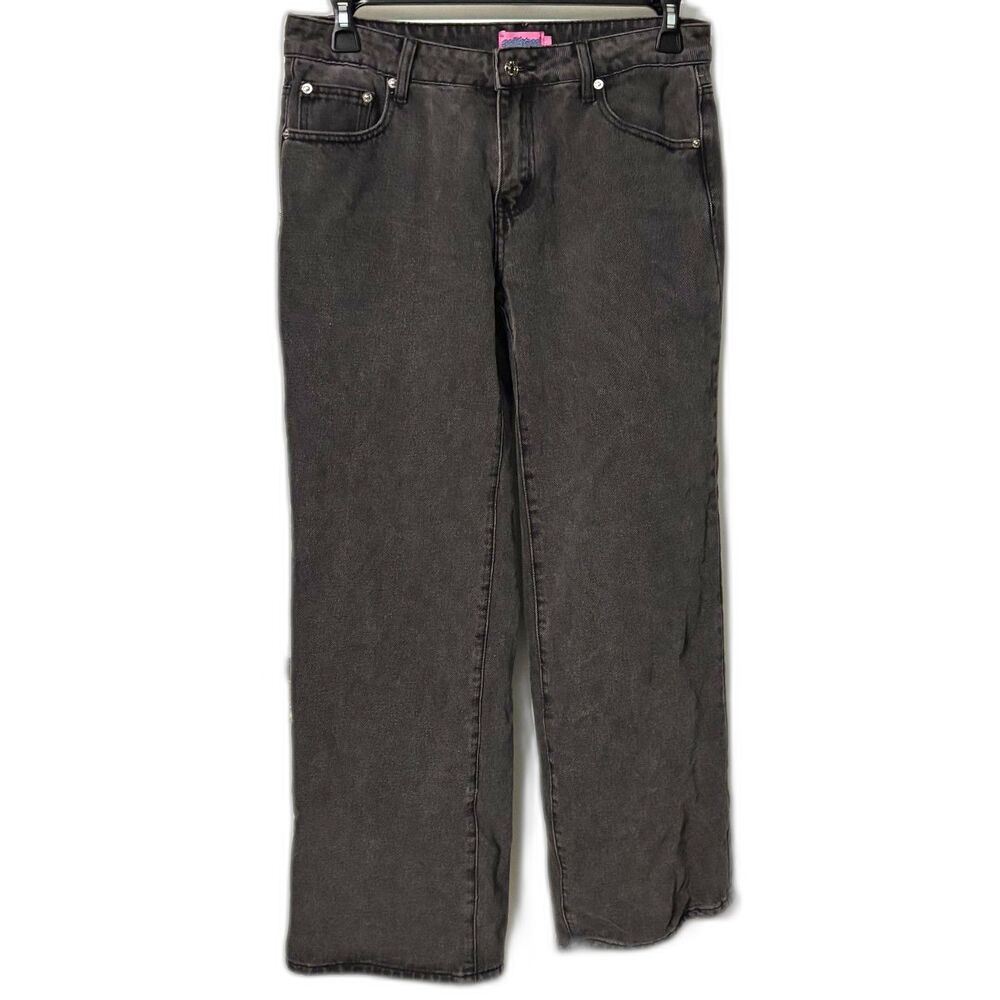 Edikted Wide Leg Jeans High Rise 100% Cotton Y2K Size 30
